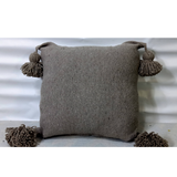 MyTindy Grey Wool Berber Pillow, view 4