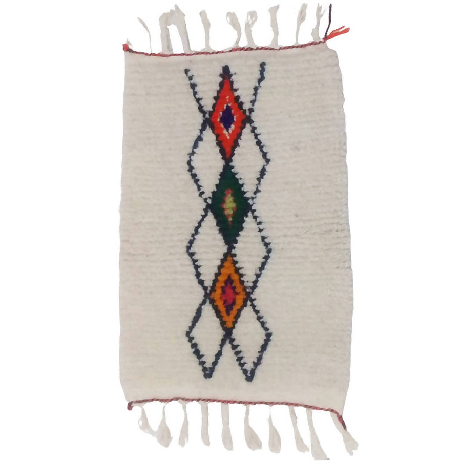 MyTindy HaL El Qfal White Rug 74x46