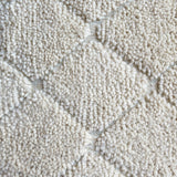 MyTindy Hallway Beni Ourain Natural Wool White runner rug, view 4