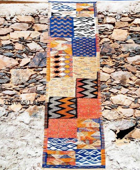 MyTindy Corridor Moroccan Rug "The Map IX"
