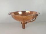 MyTindy Hammered Drop-in Copper Sink, view 4