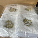 MyTindy HAMSA - Set of 12 silk & gold mini towels, view 3