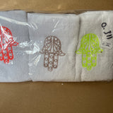 MyTindy HAMSA - Set of 6 Moroccan Embroidery Towels, view 3