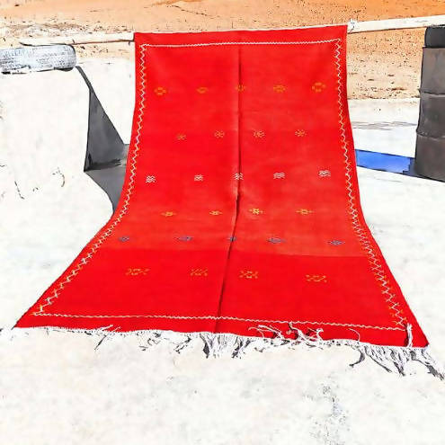 MyTindy Hanbal Moroccan Rug in Red