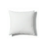 MyTindy Hand-Embroidered Natural Cotton Coral Pillow - White & Terracotta, view 3