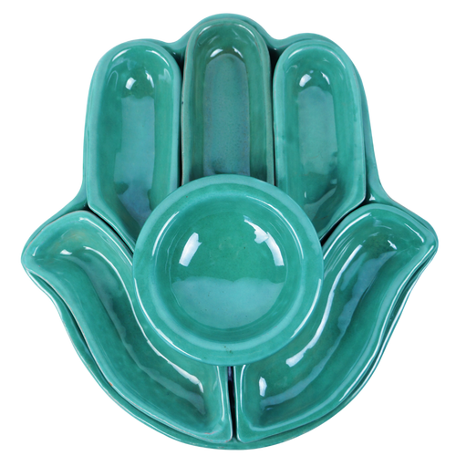 MyTindy Hand-Shaped Hamsa Apetizer Plate