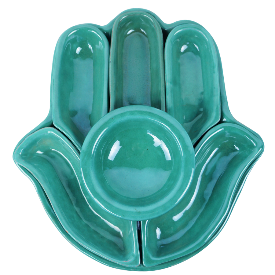 MyTindy Hand-Shaped Hamsa Apetizer Plate