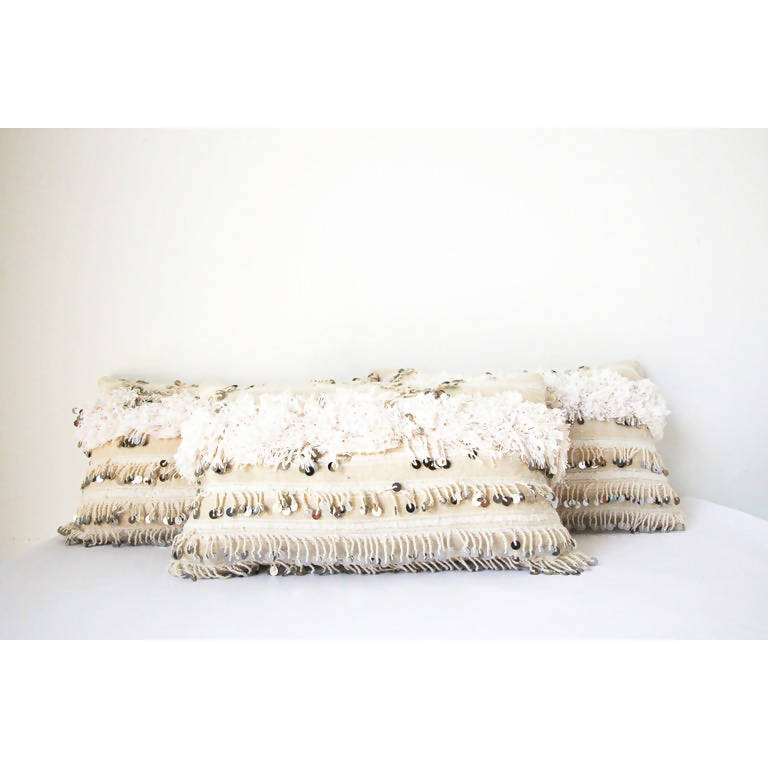 MyTindy Handira cushion in wool and sequins XL
