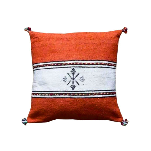 MyTindy Handmade embroidered and striped cushion - Several colors available