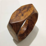 MyTindy Handmade Thuja Bangle Wooden bracelet, view 2
