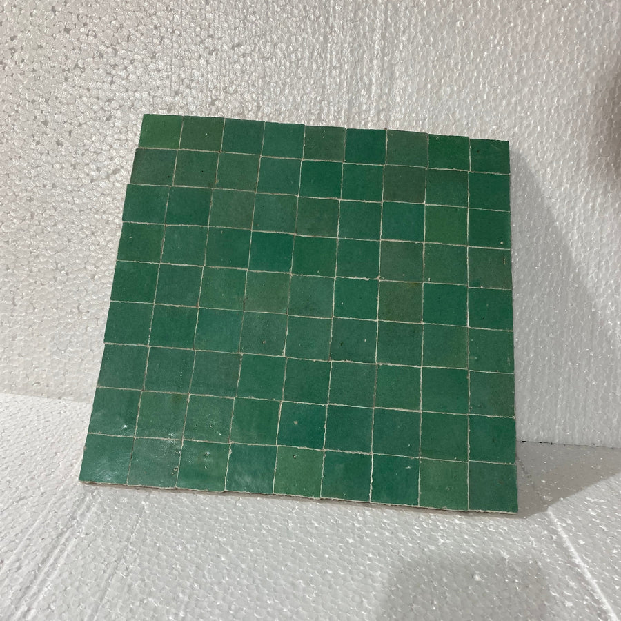 MyTindy Handmade Unicolor Moroccan Zellige - Fez Handmade Clay Tile Moroccan Zellige - Zellige Floor Tiles - Zellige Tiles