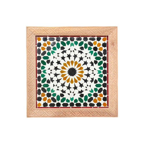 MyTindy Heart of Raoyfah - Moroccan mosaics zellige Wall Art