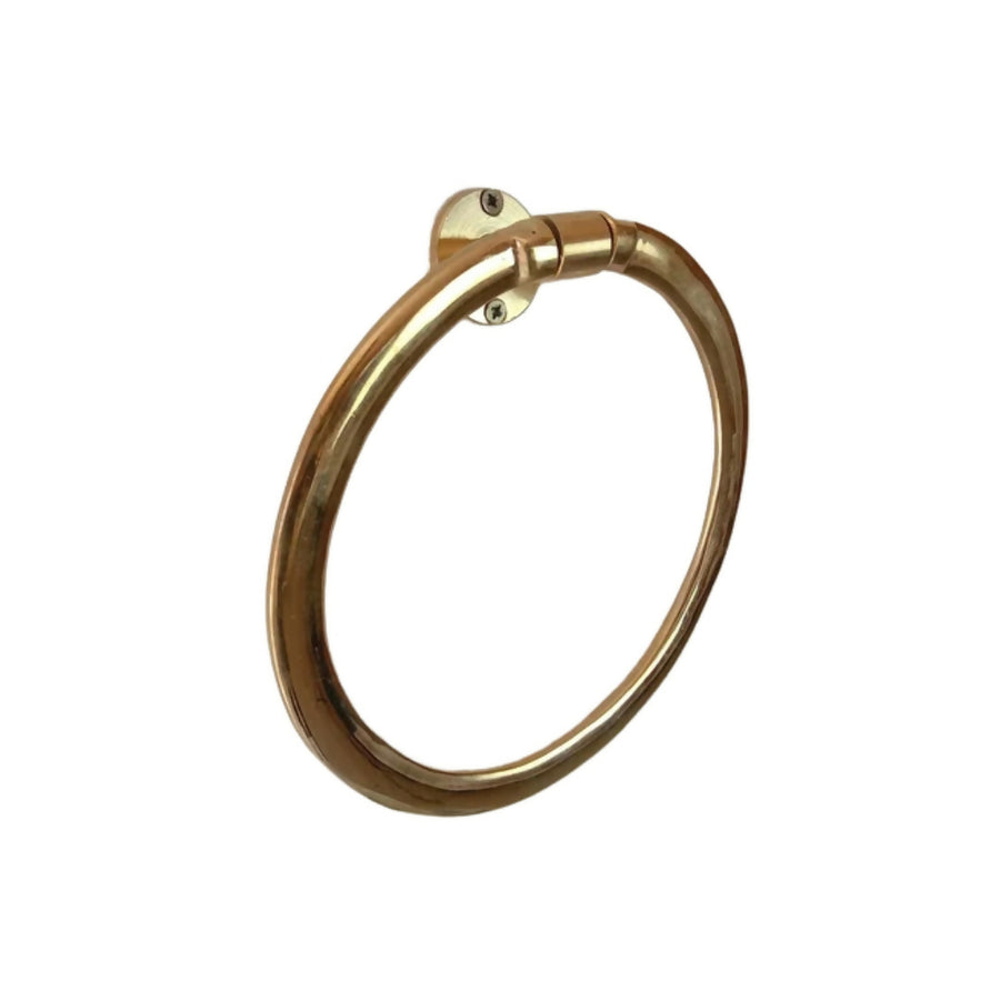 MyTindy Heavy Solid Brass Towel Ring