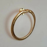 MyTindy Heavy Solid Brass Towel Ring, view 2