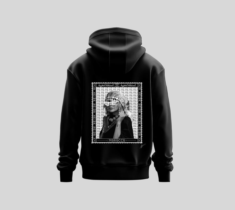 MyTindy Hoodies noir Salma "7ob"