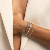 MyTindy Izy n°1 bracelet in Rose Gold Purple, view 2