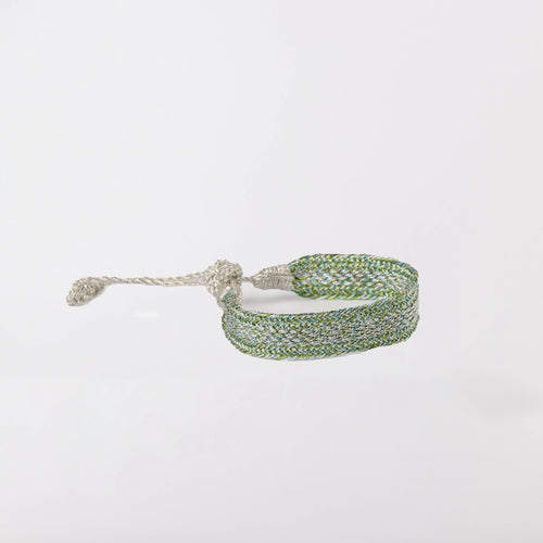 MyTindy Izy n°1 bracelet in Silver Green