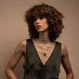 MyTindy Izy n°1 choker in Gold Denim, view 3