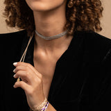 MyTindy Izy n°1 choker in Rose Gold Purple, view 5