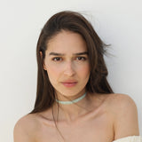 MyTindy Izy n°1 choker in Silver Green, view 4