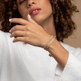MyTindy Izy n°2 bracelet in Rose Gold Amber, view 4