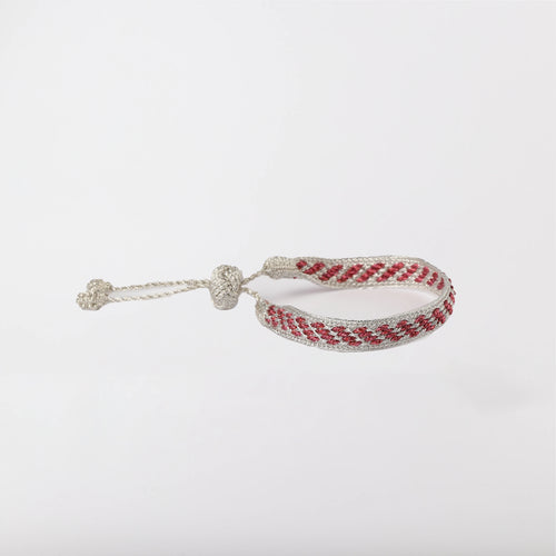 MyTindy Izy n°2 bracelet in Silver Raspberry