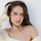 MyTindy Izy n°2 choker in Rose Gold Amber, view 2