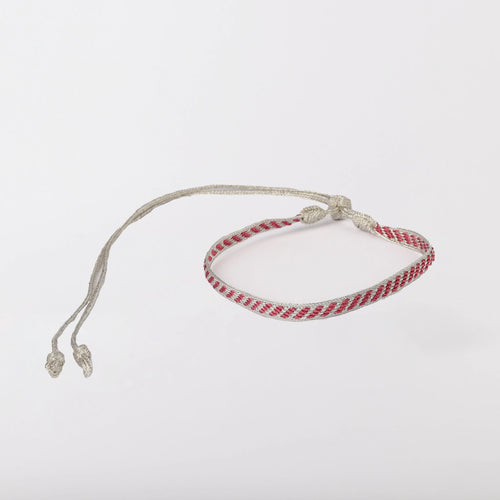 MyTindy Izy n°2 choker in Silver Fuchsia