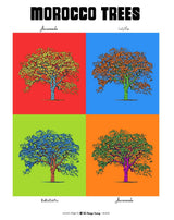 MyTindy JACARANDA Botanical board version POP POSTER, view 3