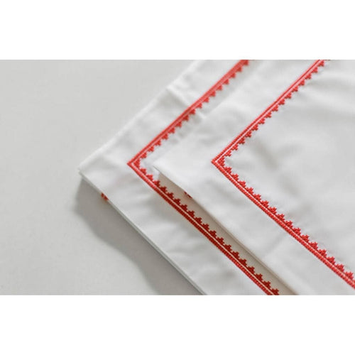 MyTindy JOHARA MOROCCAN EMBROIDERED SQUARE PILLOWCASES