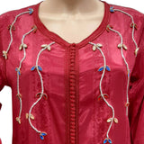 MyTindy Jouhara kaftan Burgundy, view 3