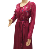 MyTindy Jouhara kaftan Burgundy, view 4