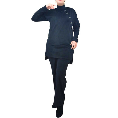 MyTindy Jumper and trouser set - Velour Suede look