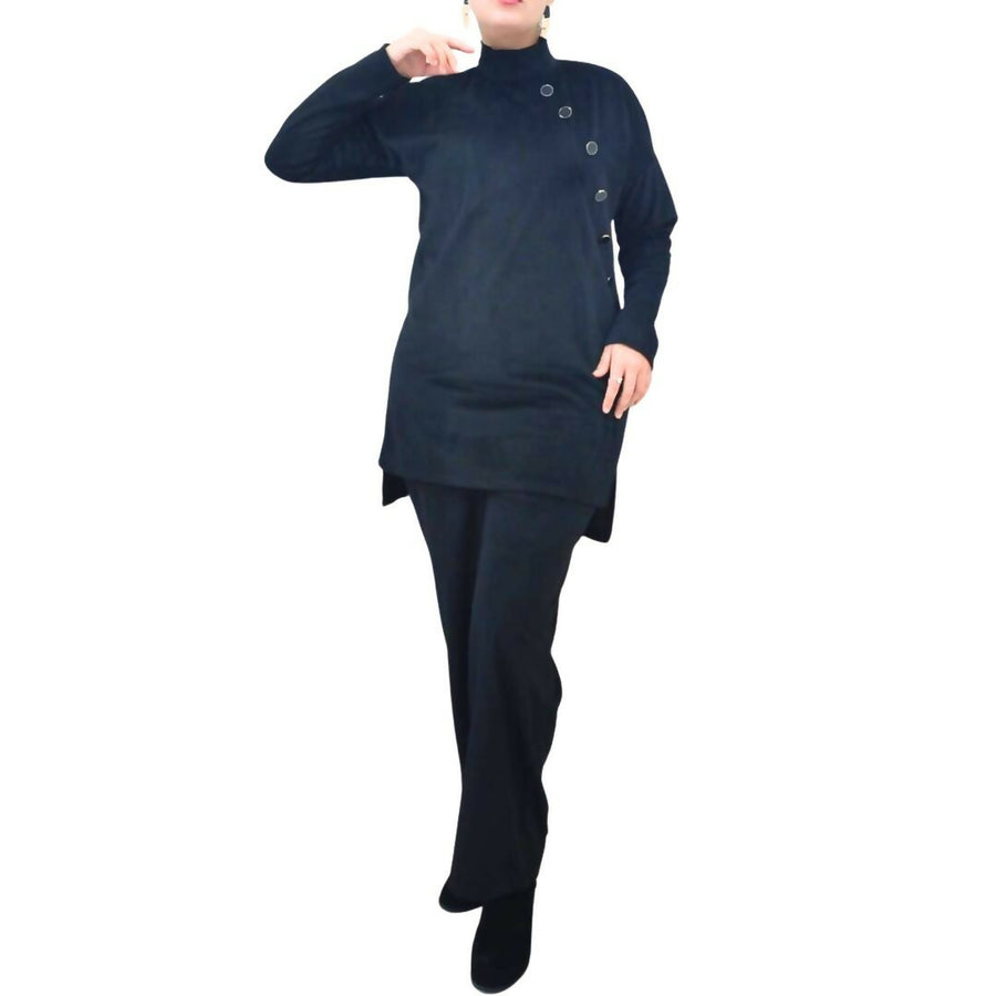 MyTindy Jumper and trouser set - Velour Suede look