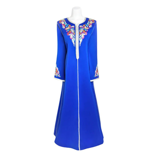 MyTindy Kaftan Dress - Blue for little girls