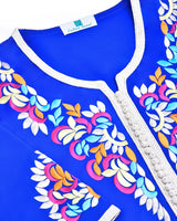 MyTindy Kaftan Dress - Blue for little girls, view 2