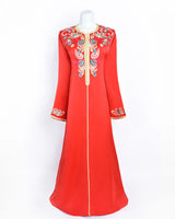 MyTindy Kaftan Dress - Red for kids girls, view 3