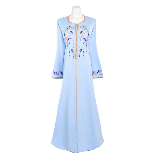 MyTindy Kaftan Dress - Sky blue for girls teens toddlers