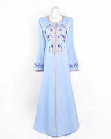 MyTindy Kaftan Dress - Sky blue for girls teens toddlers, view 3