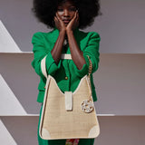 MyTindy KARIMA - Raffia Hobo Bag, view 2