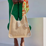 MyTindy KARIMA - Raffia Hobo Bag, view 6