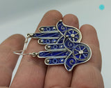 MyTindy Hamsa earrings, view 2