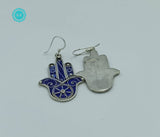 MyTindy Hamsa earrings, view 3
