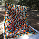 MyTindy Kilim Beni Mrirt Rainbow Rug, view 3