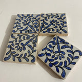 MyTindy Kitchen Ceramic tiles Hand painted backsplash tiles 4"x4" 100% Handmade for Bathroom built with mid century modern styling pool, remodeling, view 3