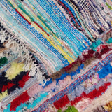 MyTindy Knotted Boucherouite Rug 192x90, view 3