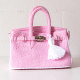 MyTindy LALO Terry Cloth Beach Handbag, view 3