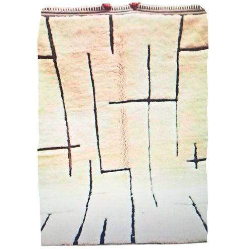 MyTindy white wool rug
