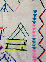 MyTindy Large Moroccan Wool Carpet - Handmade Tribal Patterns, view 5