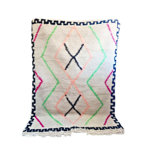 MyTindy Large size Moroccan carpet - Colorful Tribal Art